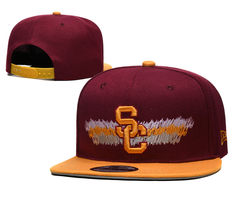 USC Trojans Stitched Snapback Hats 001
